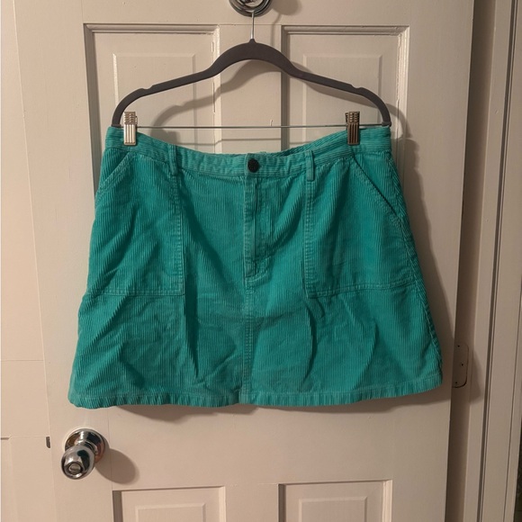 Lucy & Yak Dresses & Skirts - Teal Corduroy Skirt Lucy & Yak
